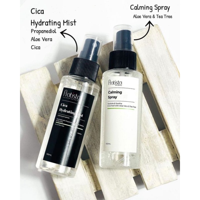 Spray Wajah Calming Spray Pratista Cica Face Mist Wajah Pelembab Cica Atasi Beruntusan Jerawat Pratista Ori