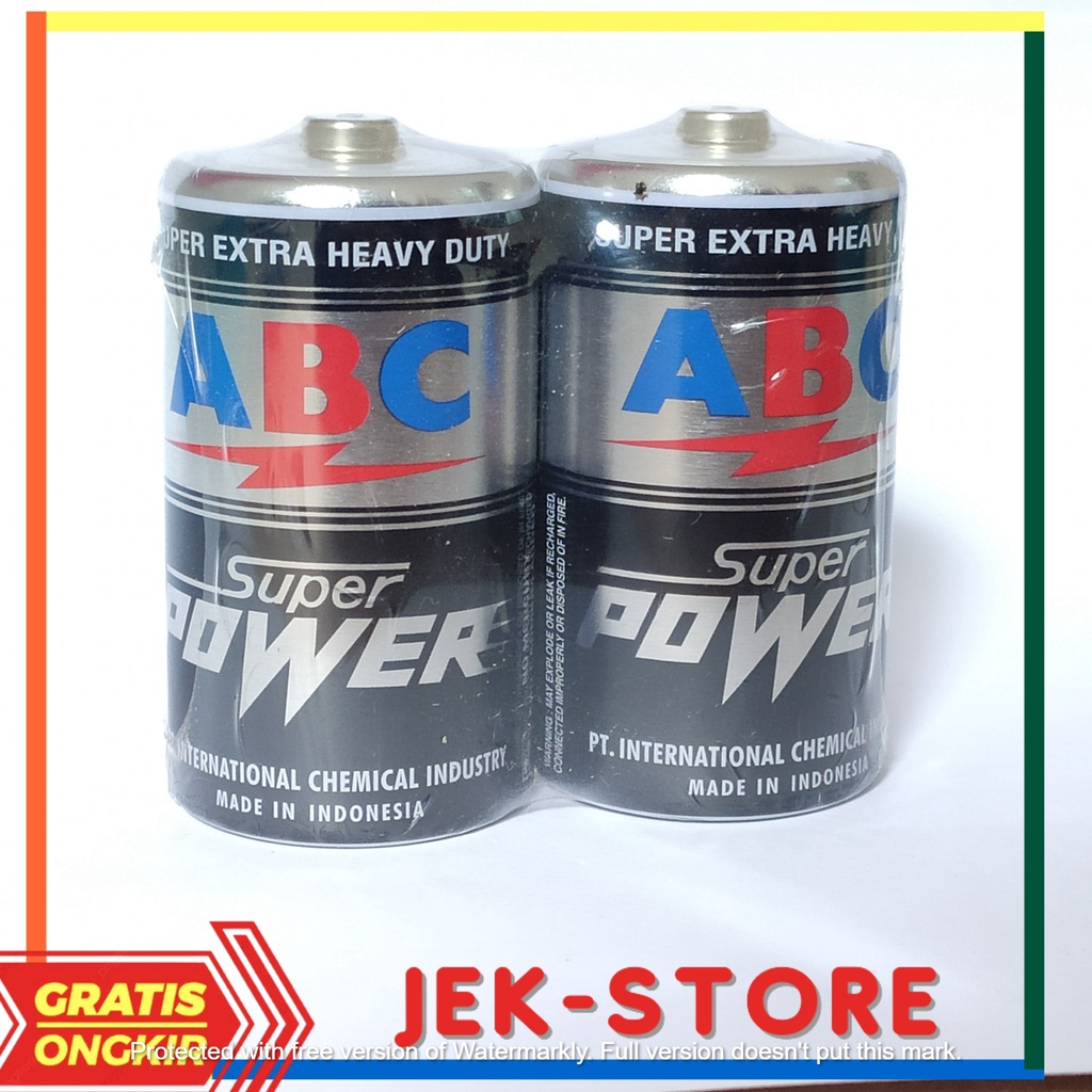 BATU BATTERY BATREI BATERAI ABC SUPER POWER BESAR UM 1 SIZE D