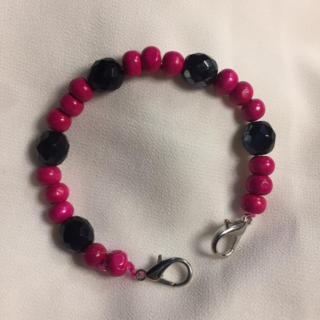 tali extender masker/pengait masker/konektor masker MANIK KAYU untuk hijab