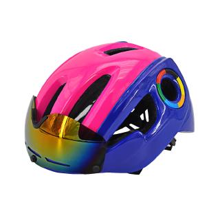  Helm  Sepeda  Gunung Dengan  Kacamata  Goggle Lensa Visor 235g 