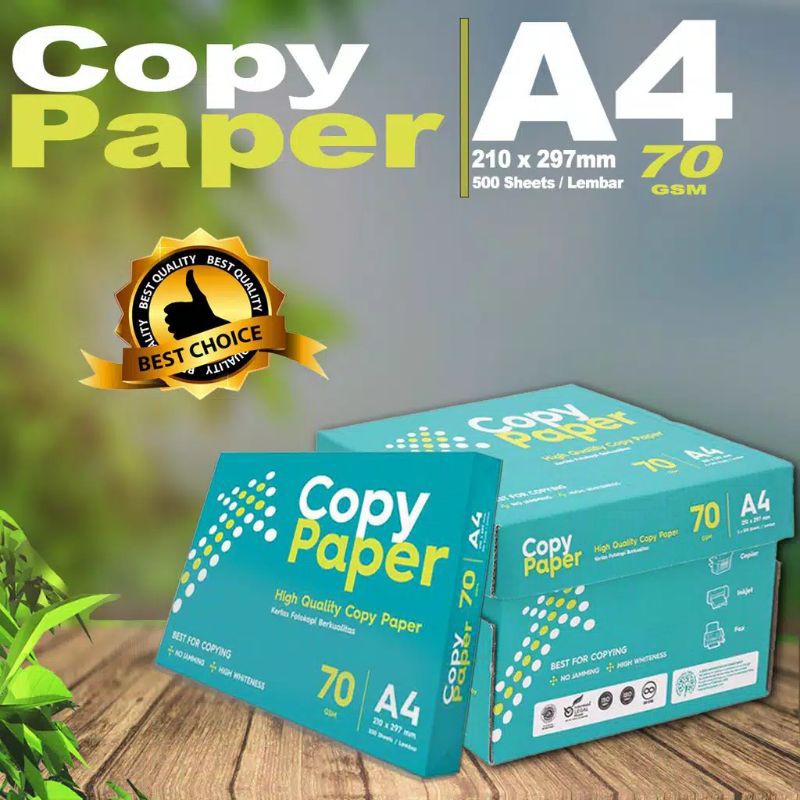 

HVS A4 COPY PAPER 210 X 297MM (500LEMBAR)+50Lembar AFI