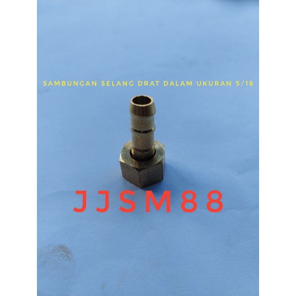 Sambungan nepel drat dalam 5/16