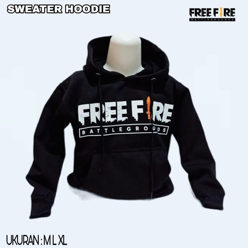 SWEATER HOODIE ANAK FREE FIRE - SWEATER ANAK