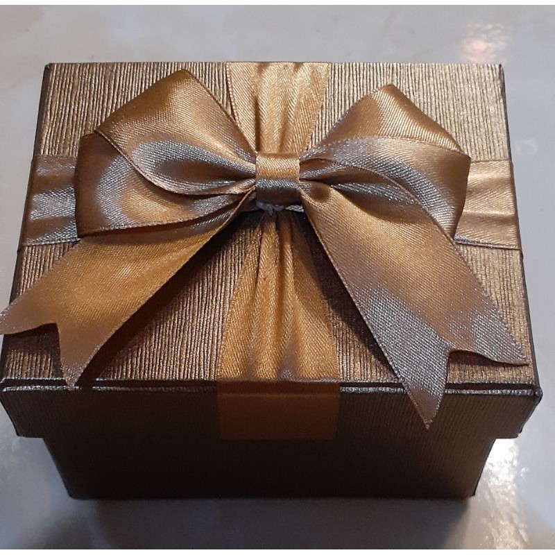 BOX CANTIK SPECIAL HARDBOX KOTAK HADIAH HAMPERS COKLAT GOLD Bisa Custom Ukuran dan Warna