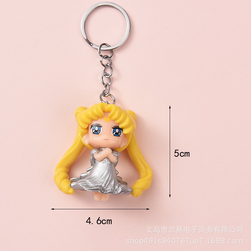 KCSM usagi chibiusa sailor moon figure gantungan kunci