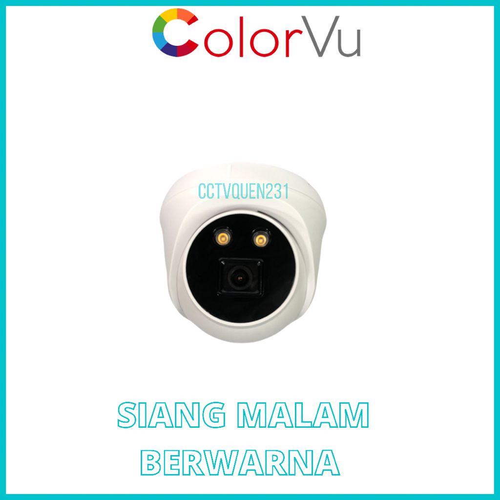 KAMERA CCTV INDOOR COLORVU 1080P TURBO HD 5MP IR SONY FULL COLOR HIGH QUALITY