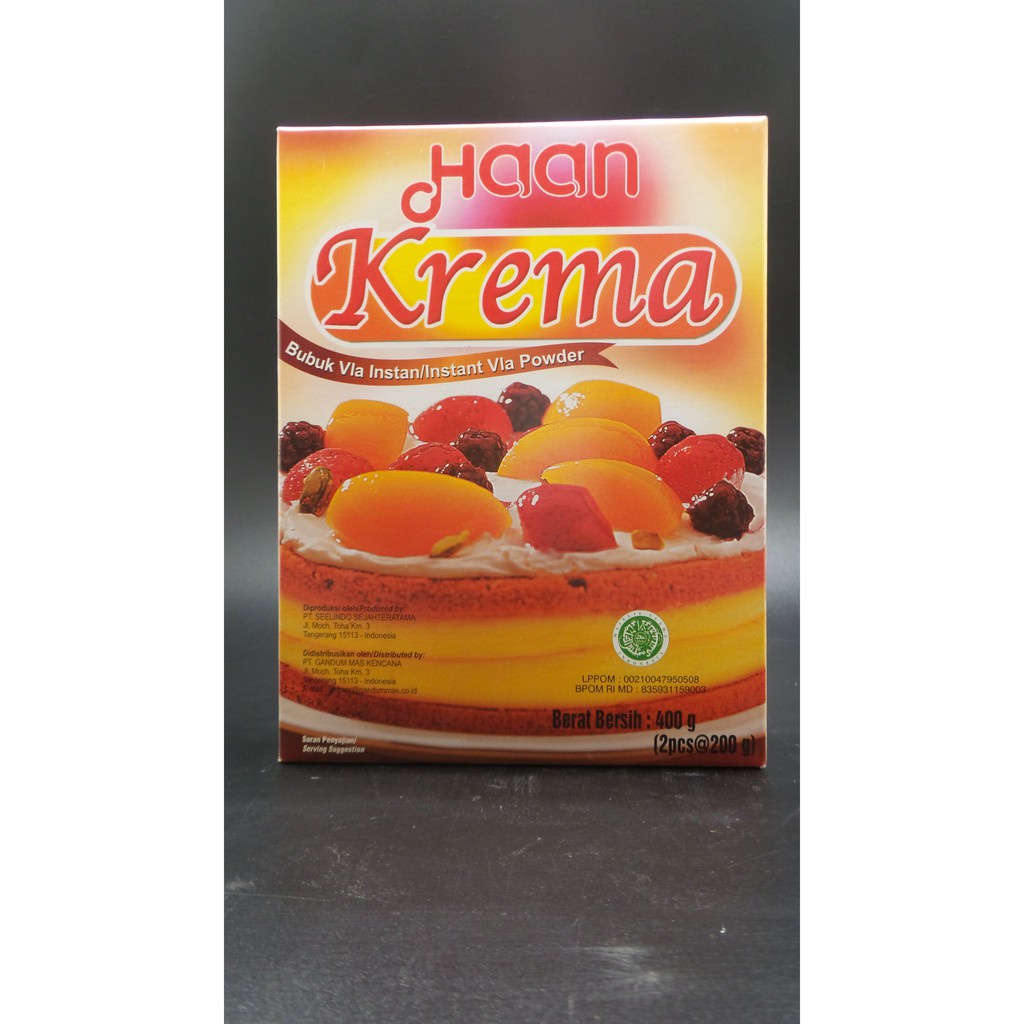 HAAN KREMA - Bubuk Creamy Custard 400gr