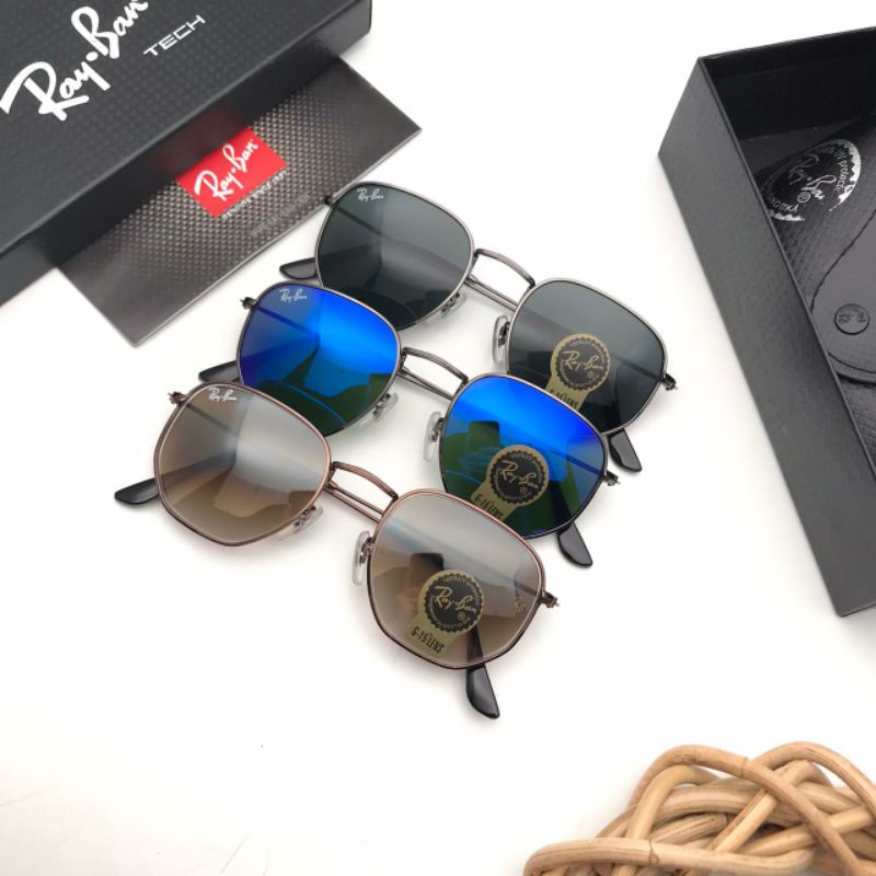 KACAMATA PRIA KACAMATA HITAM OUTDOOR RB 3648 (50-21-135) MR