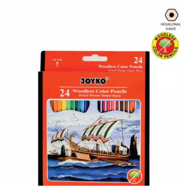 

Pensil warna 24warna Joyko