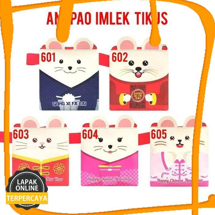 

Promo Dompet Angpao Imlek Tikus 3D Barang Original