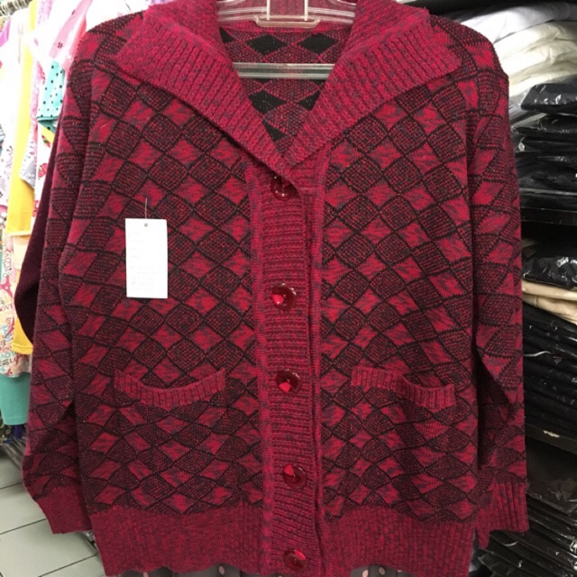 Mantel Sweater Rajut Wanita Ibu