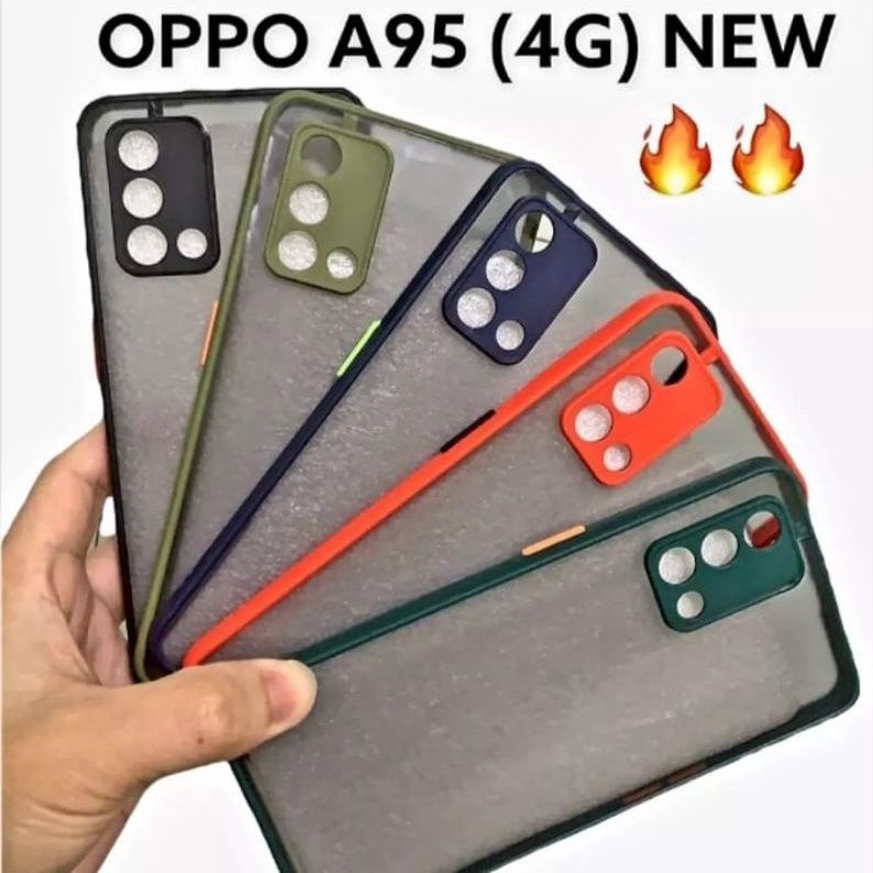 Case Dove Aero Oppo A95 4G New  Pelindung Kamera