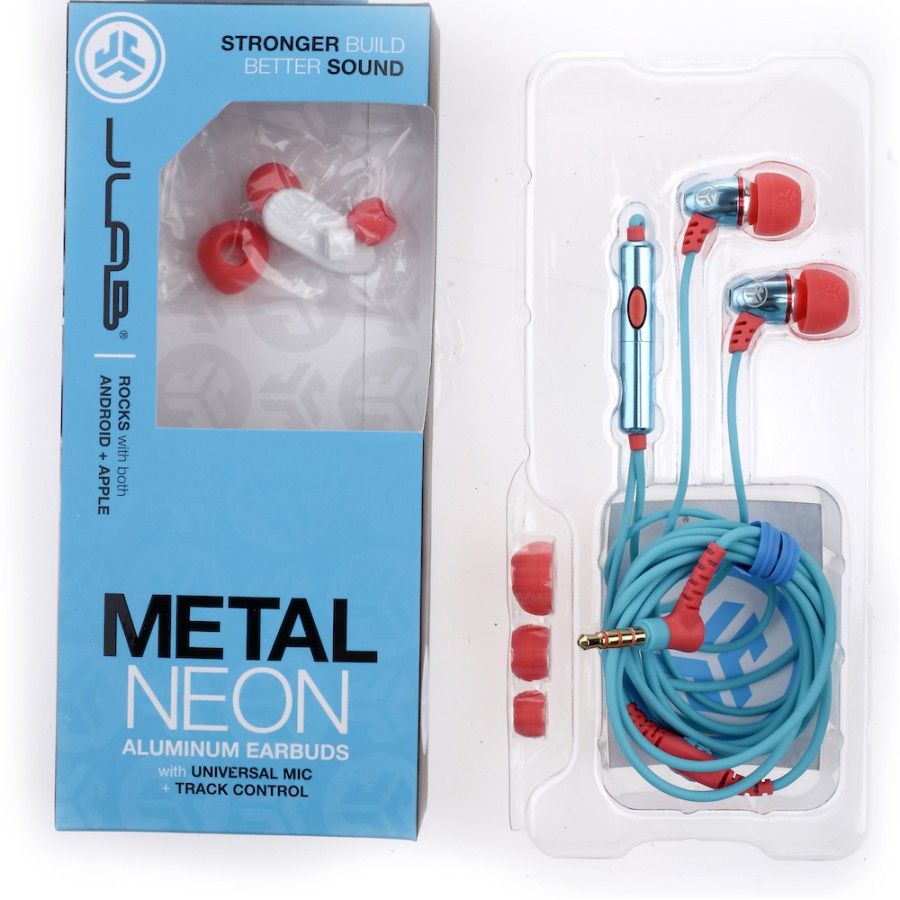 Original JLab Audio NEON HiFi Earphone Bass Headset Top Build Quality