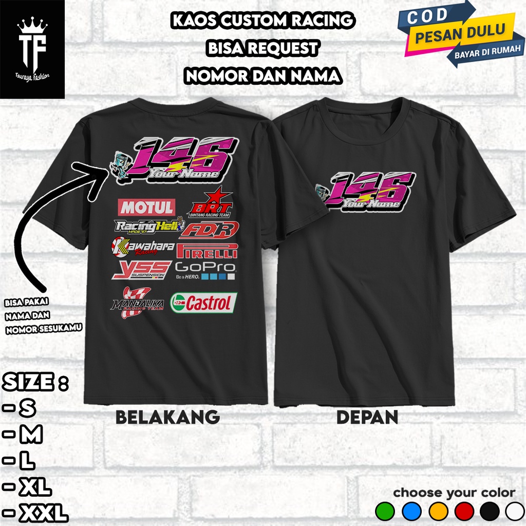KAOS RACING | KAOS REQUEST NOMOR DAN NAMA RACING | KAOS RACING START | KAOS MEKANIK AMATIR | KAOS RA