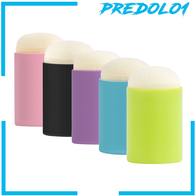 (Predolo1) 5pcs / Set Spons Daubers Jari Untuk Stempel Tinta Kartu / Kerajinan Tangan Anak