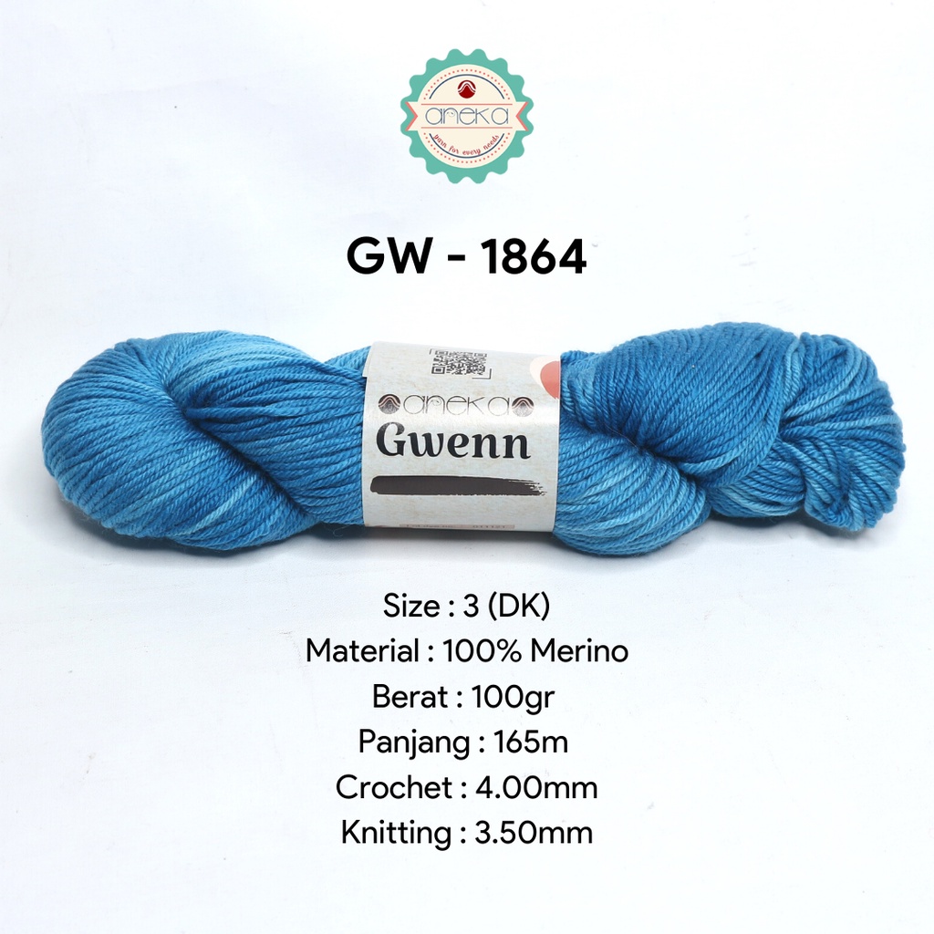 Benang Rajut Gwenn Yarn / Merino - Premium - 1864