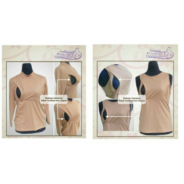 Ananda Manset  Menyusui Anannda Tanktop Meyusui baju  