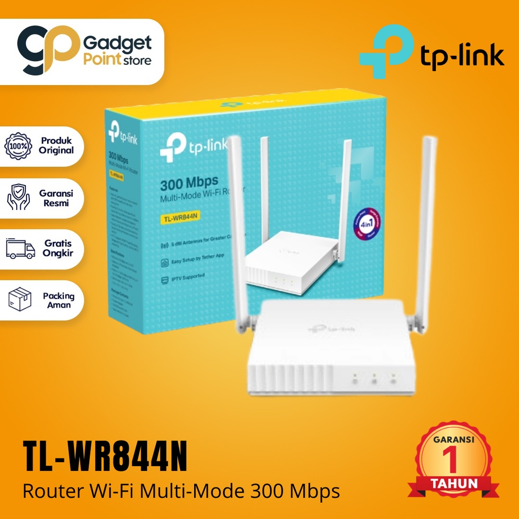 Jual Tp-link TL-WR844N 300 Mbps Multi-Mode Wi-Fi Router WR844N WR 844N ...