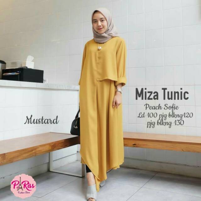 Miza tunik tunik peach sofie