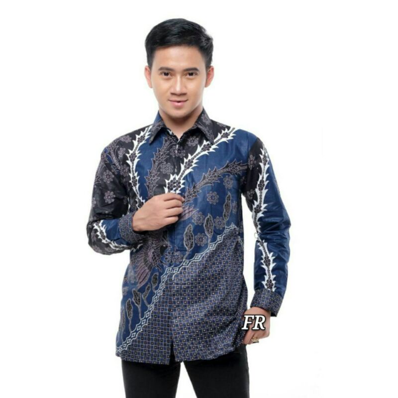 KEMEJA BATIK PRIA BATIK NAKULA TERPOPULER PROMO BIG SALE TERMURAH DI SHOPEE