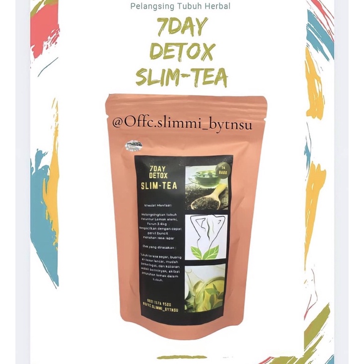 

TEH DETOX SLIM-TEA TEH HERBAL PELANGSING DAN PELUNTUR LEMAK