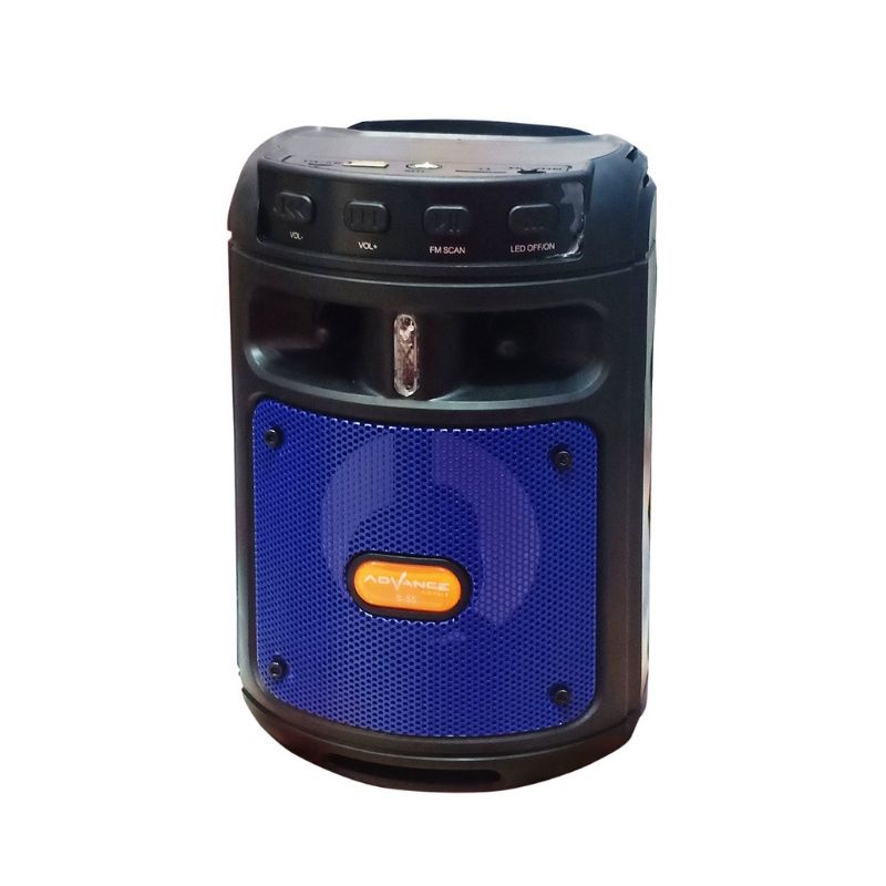 Speaker aktif Bluetooth Advance S55 bonus mic/Salon Aktif  Portable Radio Fm/Speaker Wireless tabung