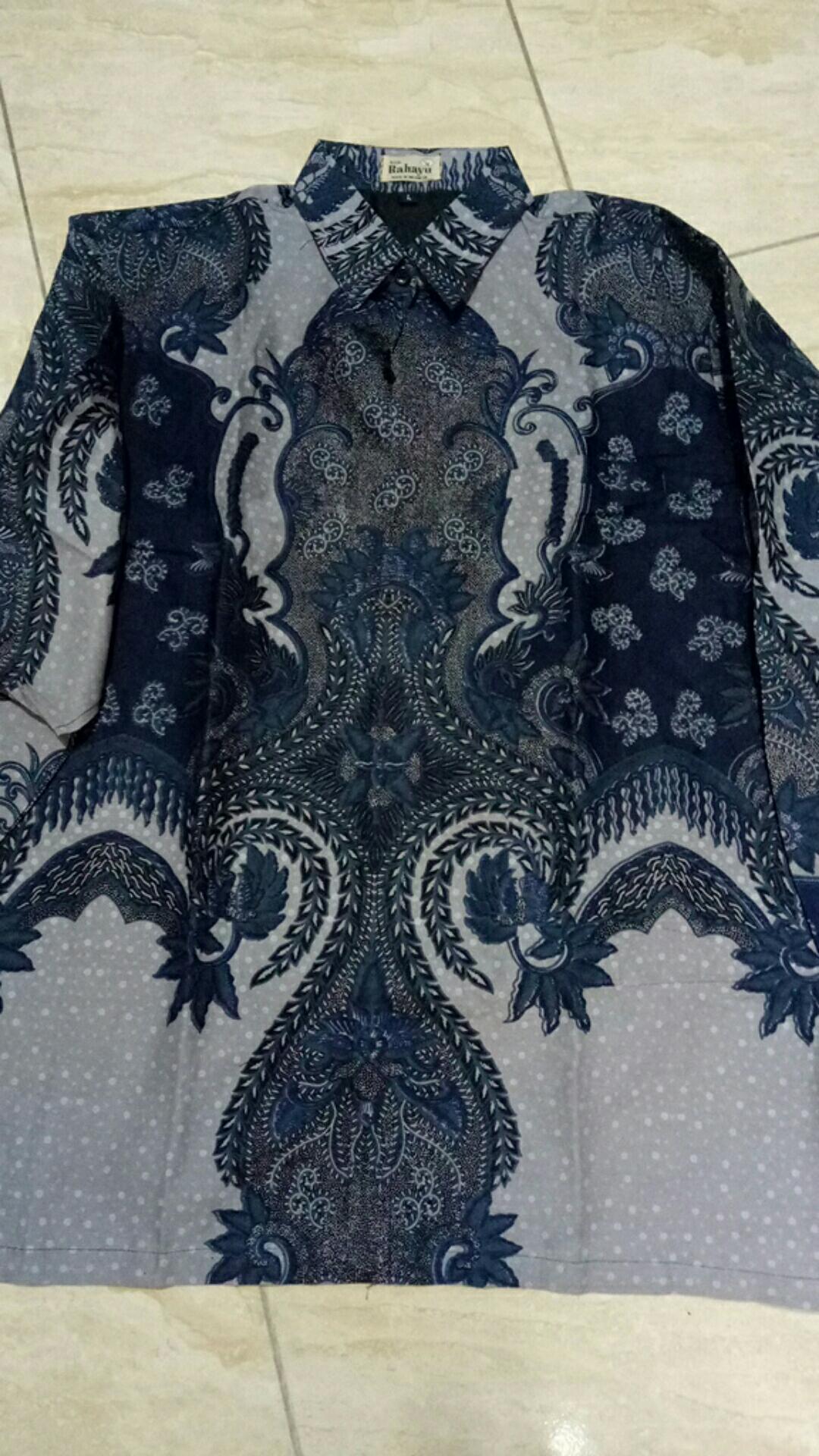 Sukma Jaya Kemeja Batik Pria Lengan Panjang Full Furing Katun Halus Sragenan