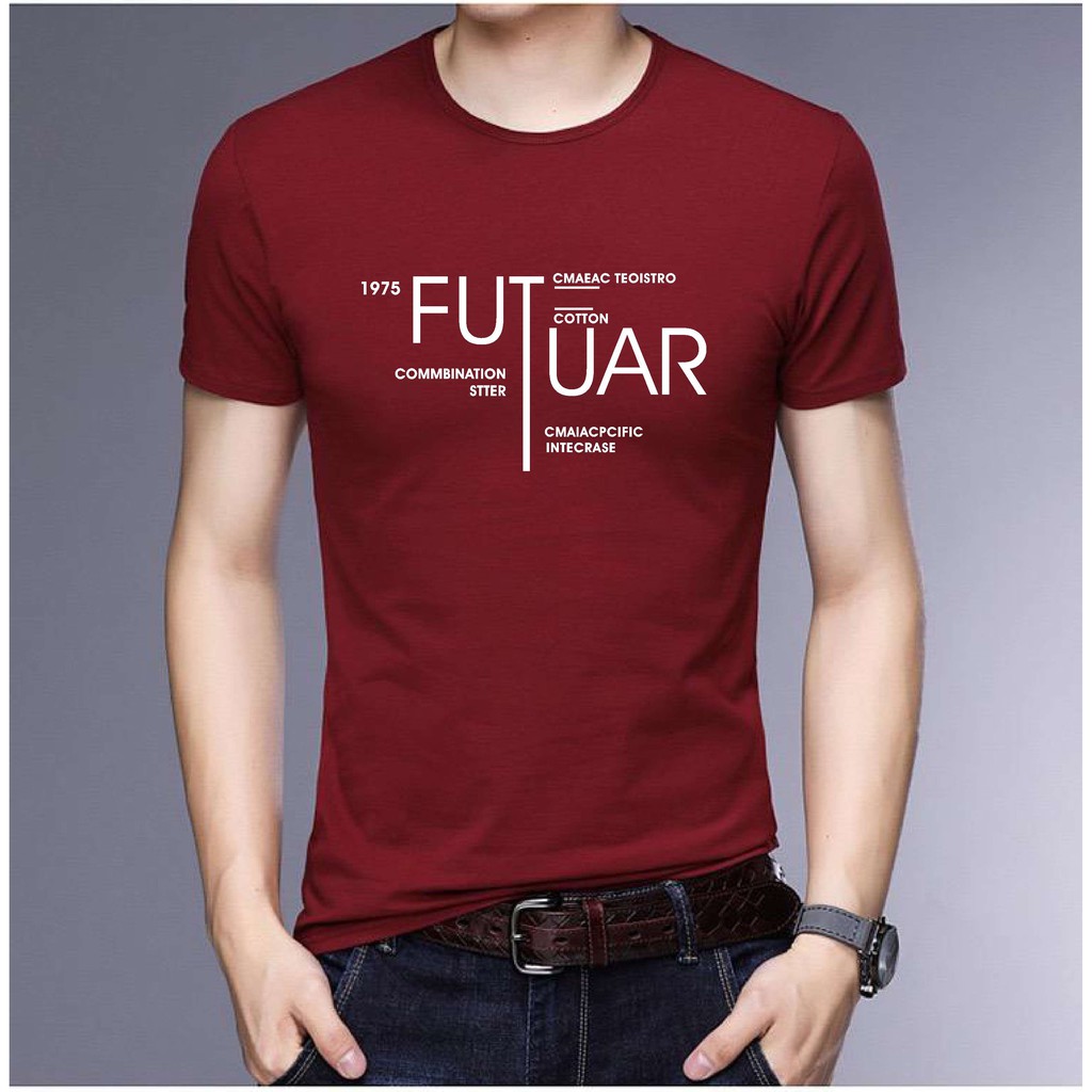 BS/COD/BAJU KAOS TANGAN PENDEK FUTUA/PRIA/REALPICTURE