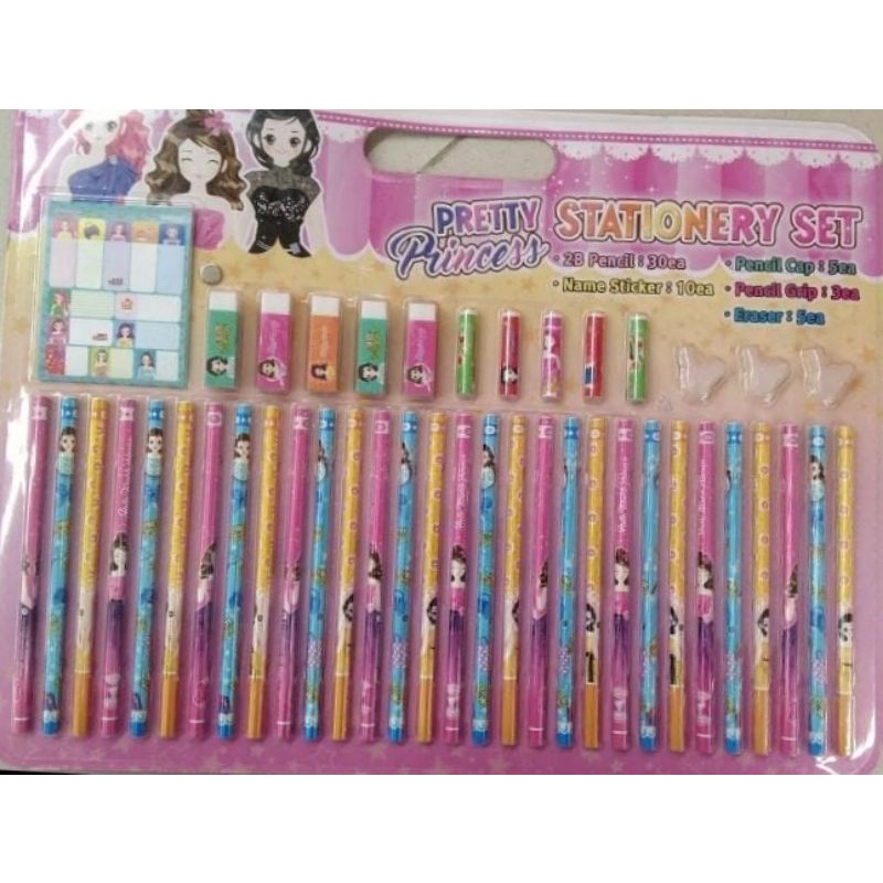 

Princess Stationary Set / Set Alat Tulis Princess