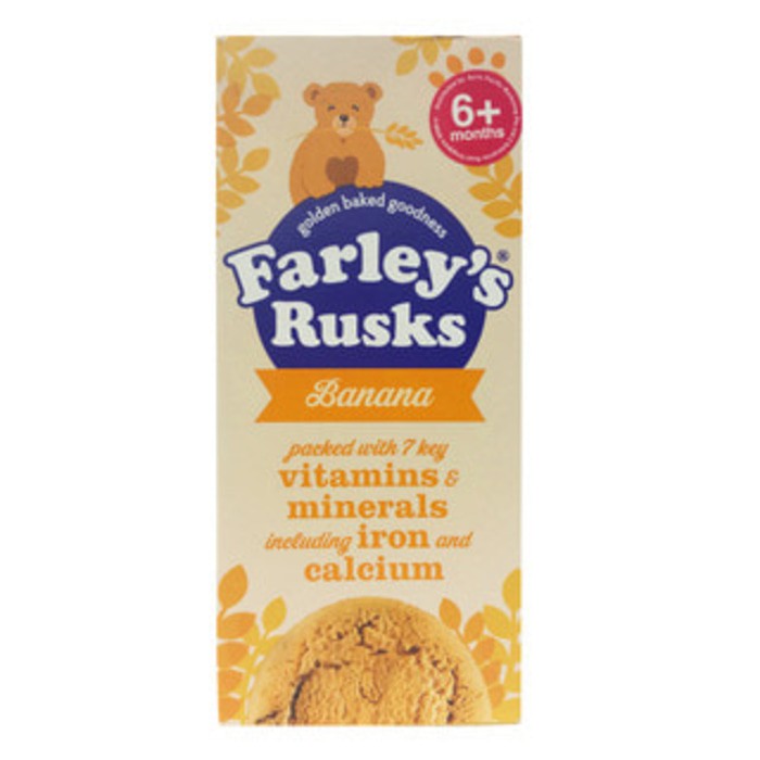 Ibu & Bayi - Makanan & Susu Bayi - Biskuit Bayi - Heinz Farley Rusk Banana Stock Baru