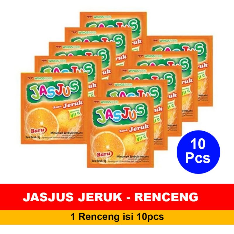 

JASJUS Rasa Jeruk isi 10 pcs............