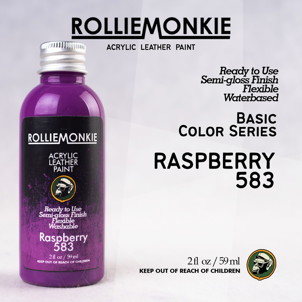 

Rolliemonkie Cat Acrylic Leather Paint - Raspberry, not angelus