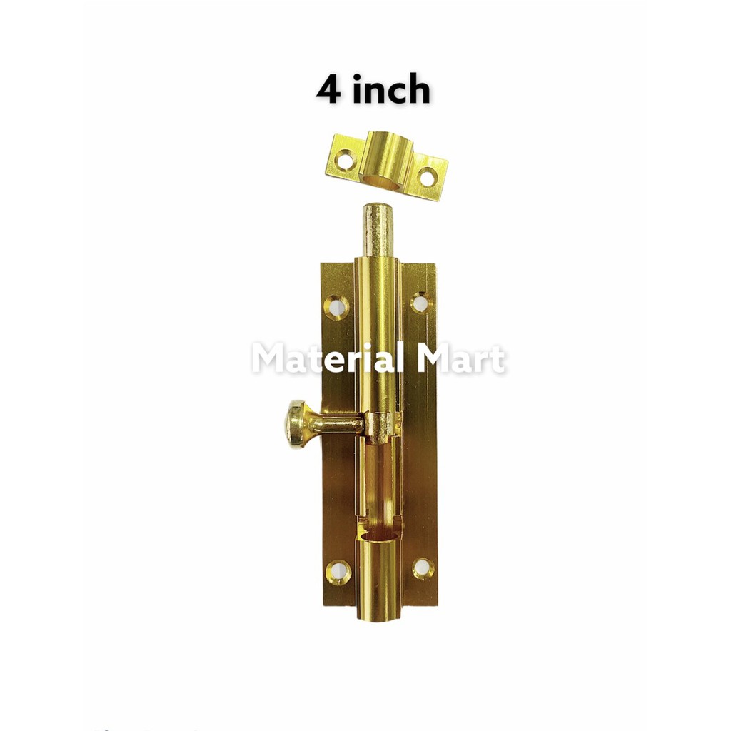 Grendel Pintu 4 Inch | Grendel Aluminium Slot 4&quot; | Grendel Slot Pintu | Material Mart