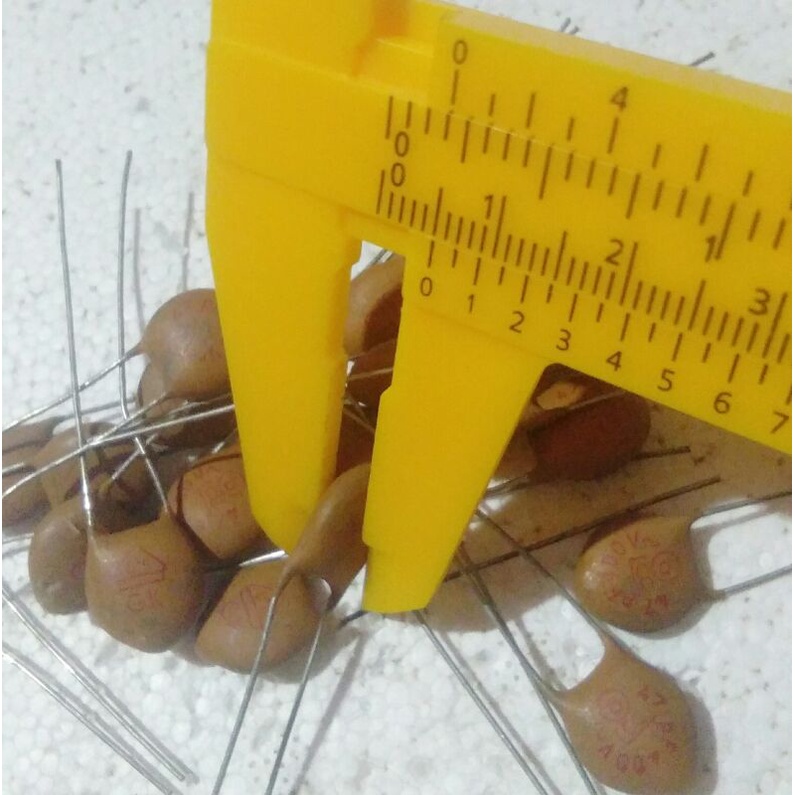 Kapasitor keramik type : 47pf - 400v harga 10pcs