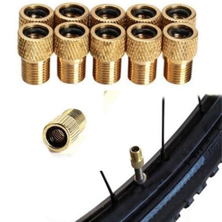 Adaptor Presta Schrader Bahan Kuningan Tebal