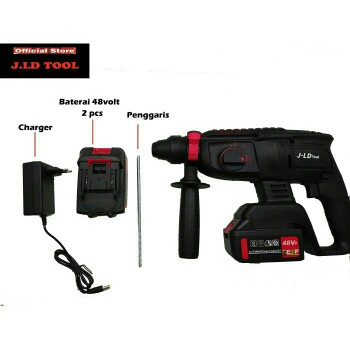 Bor Bobok Baterai Cordless Rotary Hammer Jld J26-48