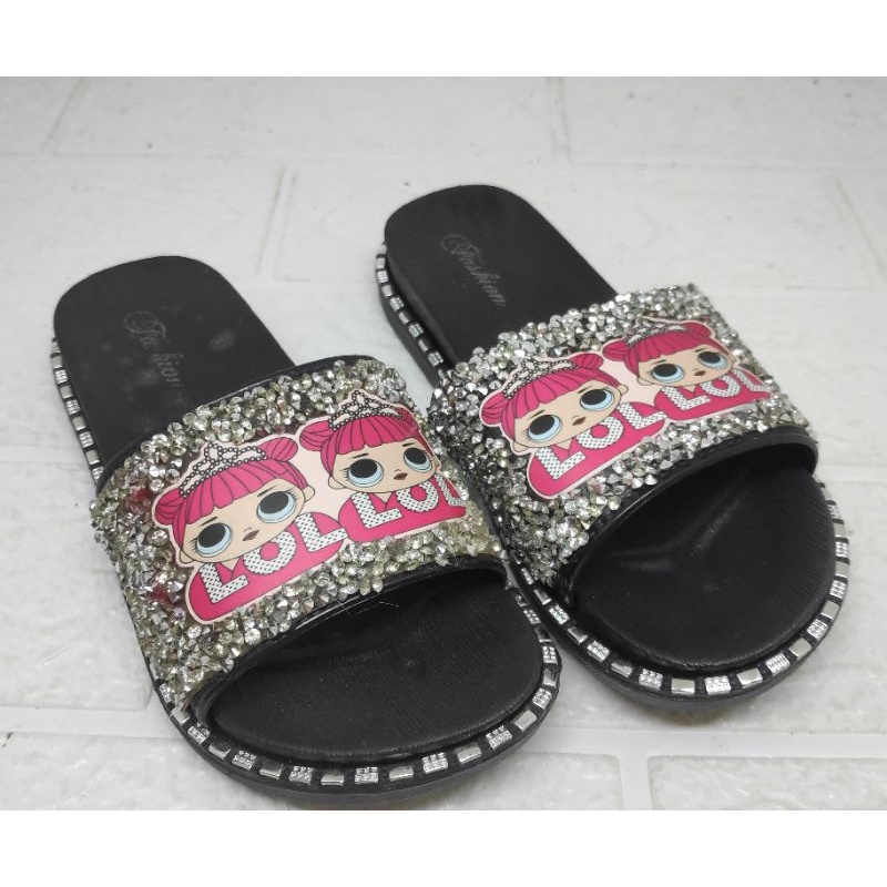 SANDAL ANAK Tanggung kokop muka bling-bling