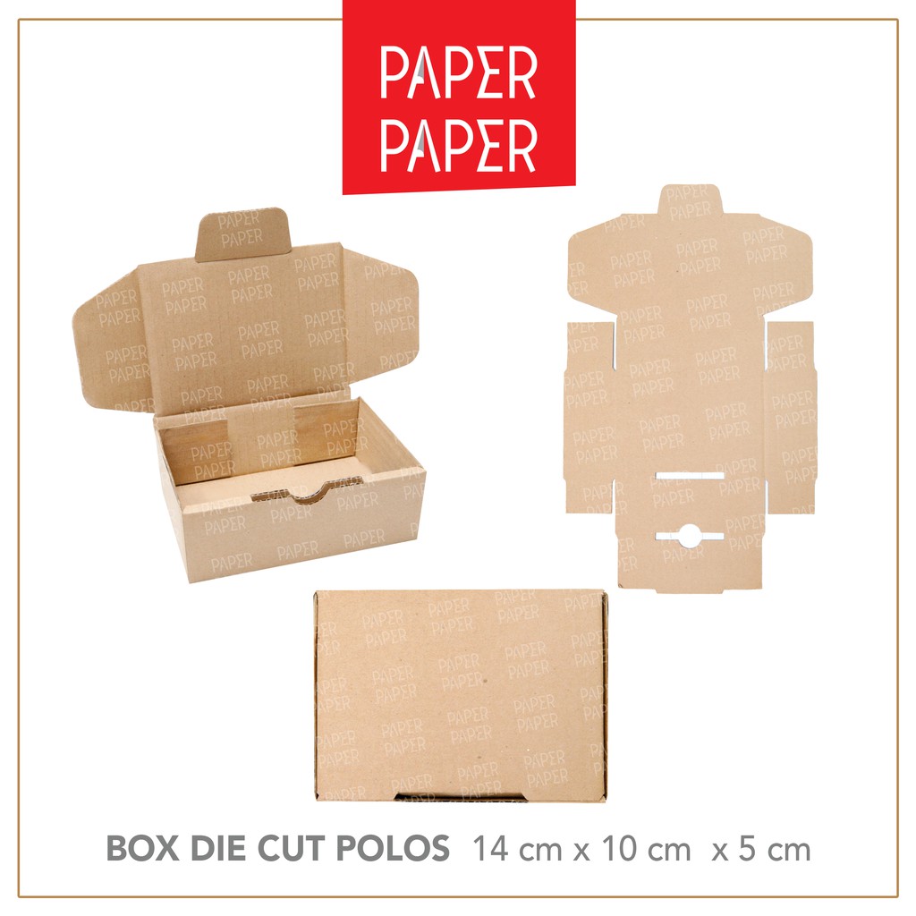 Kardus Box Karton Die Cut 14X10X5 Polos - Baru - Murah-1