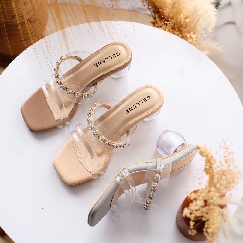 [CELLENE] ITZEL clear heels