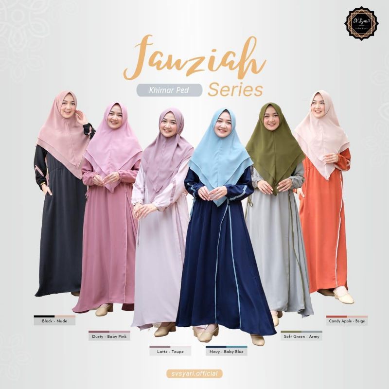 Fauziah Khimar Ped Series by SV Syar'i