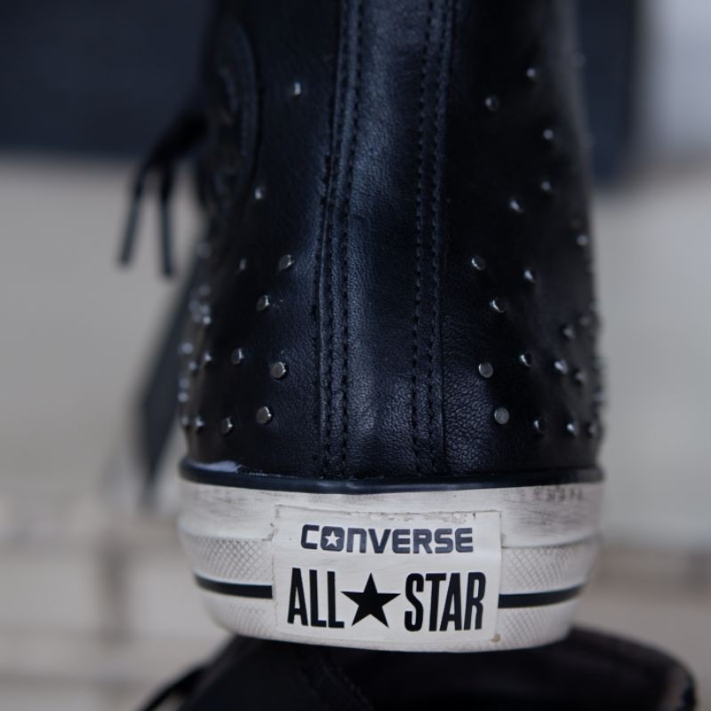 John Varvatos x Converse Chuck Taylor Hi Mini Stud &quot;Black Beluga&quot;