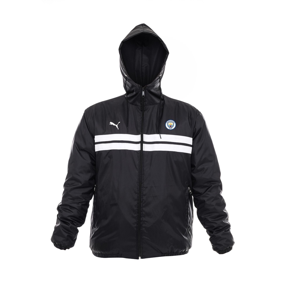 Jaket waterproof corner manchester city
