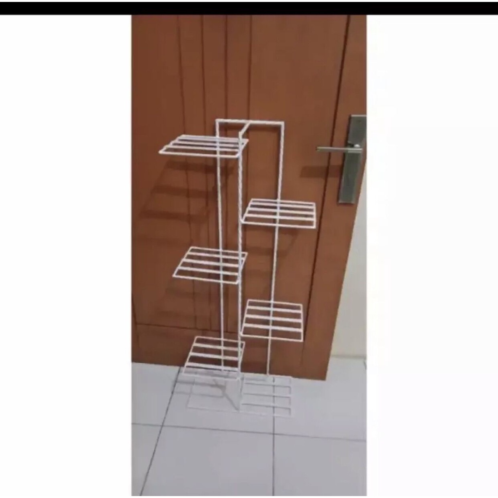 STANDING RAK POT 6 SUSUN/RAK POT BUNGA MINIMALIS/RAK POT KEREN/RAK POT BESI