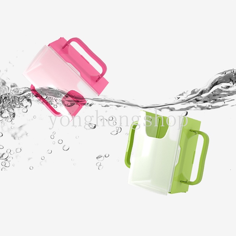 Kotak Holder Susu / Jus / Air Minum Bayi / Anak Adjustable Anti Tumpah Dengan Gagang Ganda