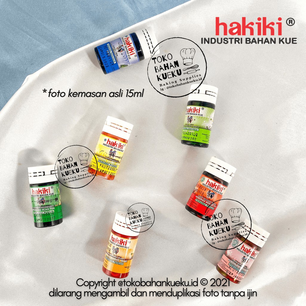 

HAKIKI Pewarna Makanan Food Coloring 15 ml HALAL