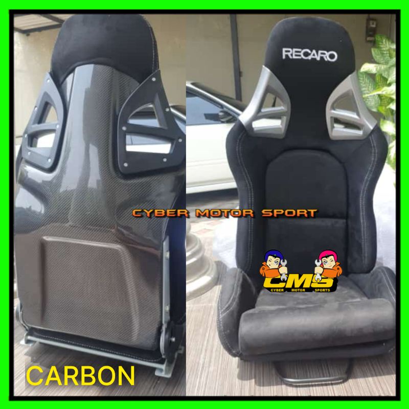 Jok mobil import Recaro Carbon Racing universal. Jok mobil carbon recaro. jok balap kompetisi modifi