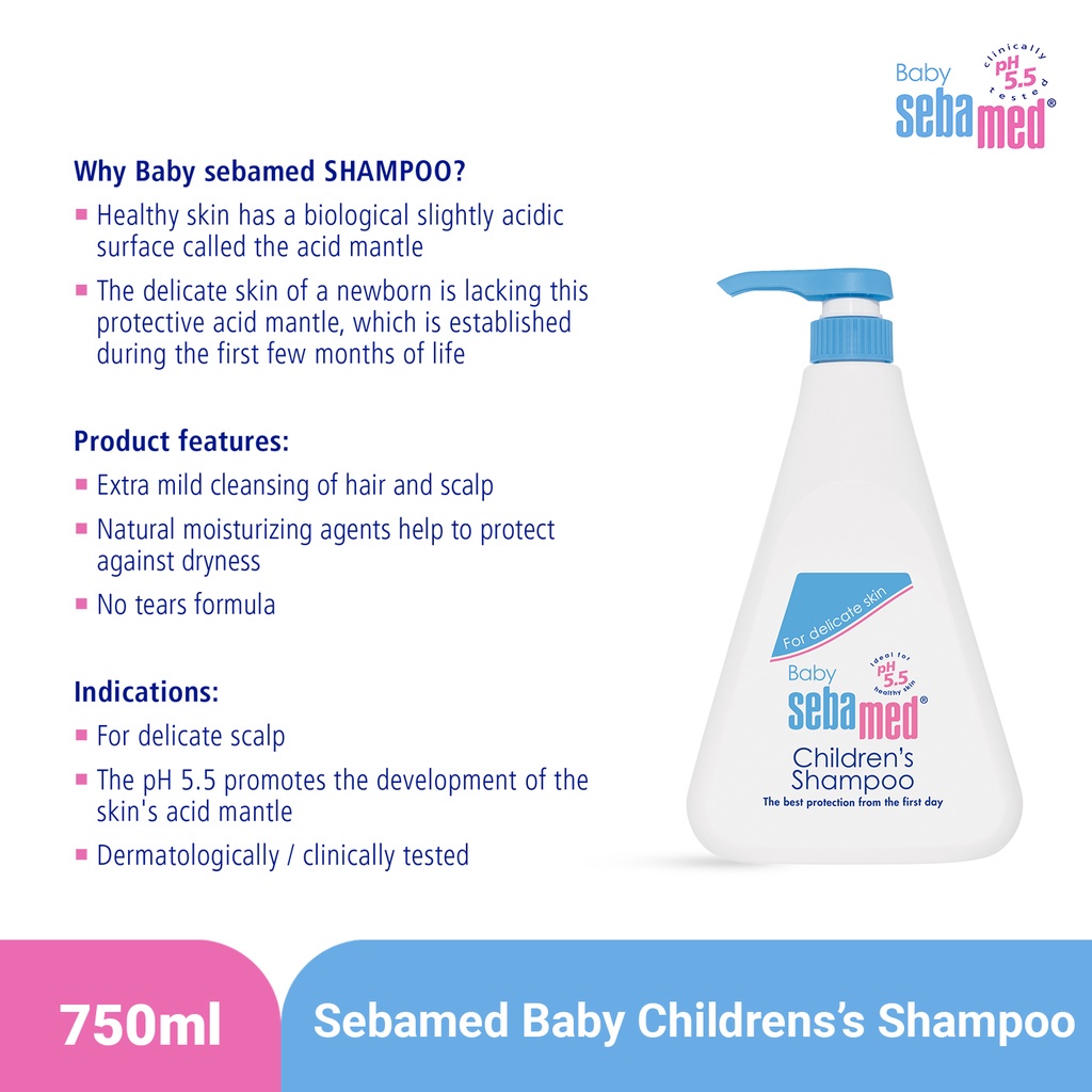 SEBAMED CHILDREN'S SHAMPOO 750ML