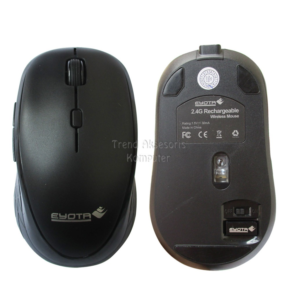 Trend-Eyota Mouse Wireless Rechargeable Hitam