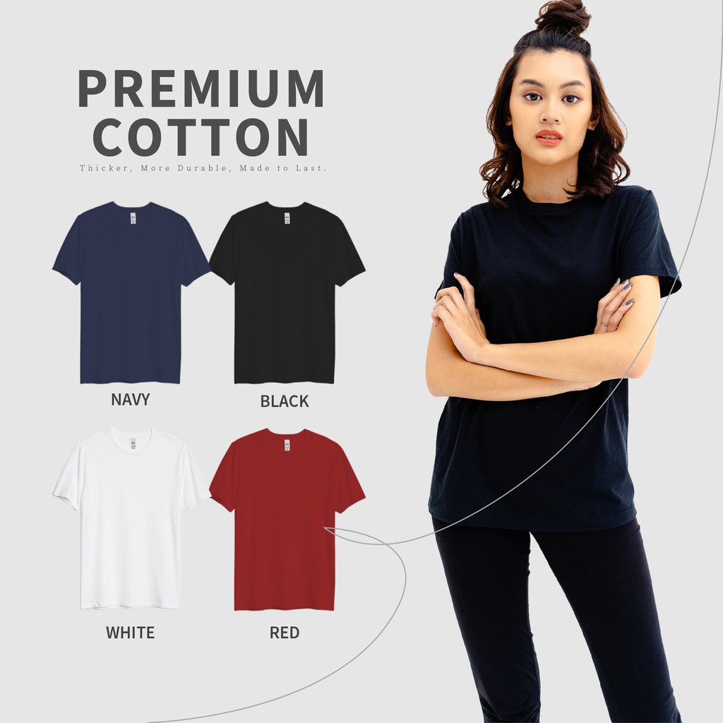 Kaos polos 24s Premium cotton Yarn&amp;Spindle