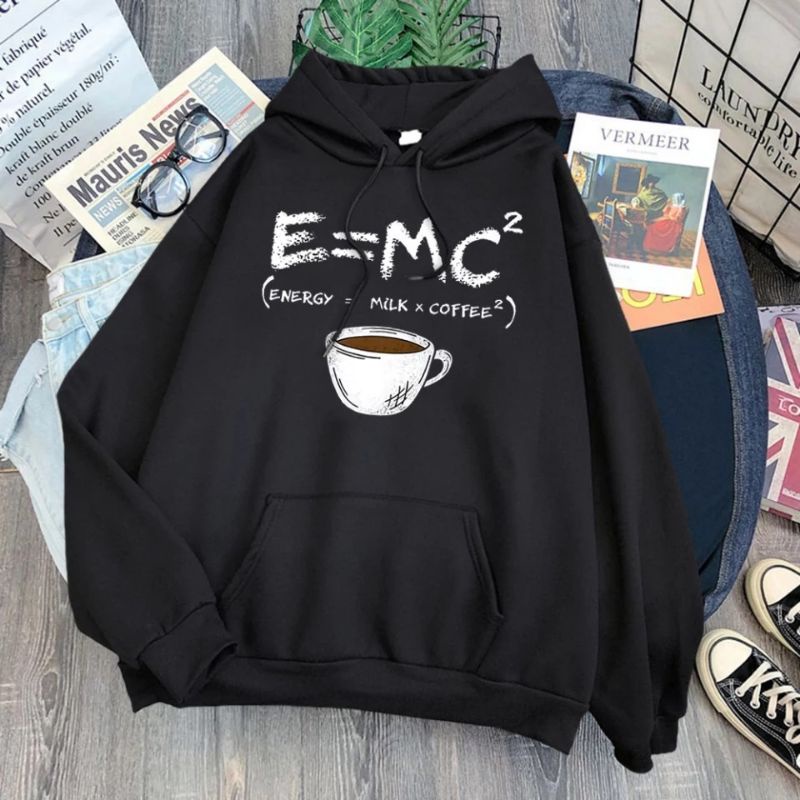 E=MC Sweater hoddie fashion remaja